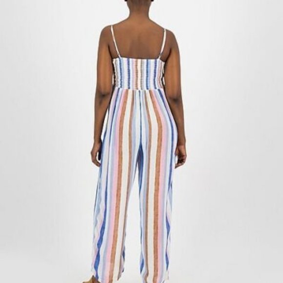 Old Khaki O Topaz Striped Jumpsuit Assorted Printed NWT L 16 - Picture 2 of 6